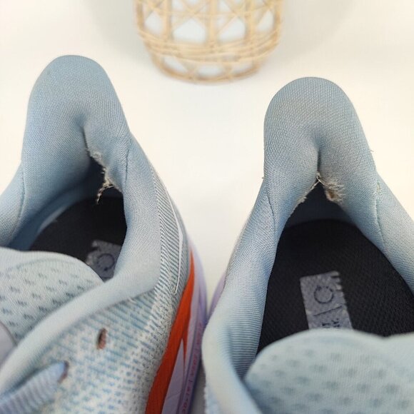 Hoka One One Women's Clifton 8 Blue Mesh Lace Up Running Sneakers Size 7.5B US - Picture 13 of 13